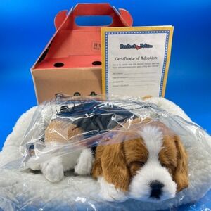 Perfect Petzzz Beagle Dog Brown 13in VTG Realistic Breathing Plush Toy New